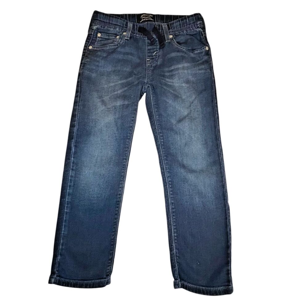 Signature by Levi Jeans Girls 8 Elastic Waist (W24 L20)